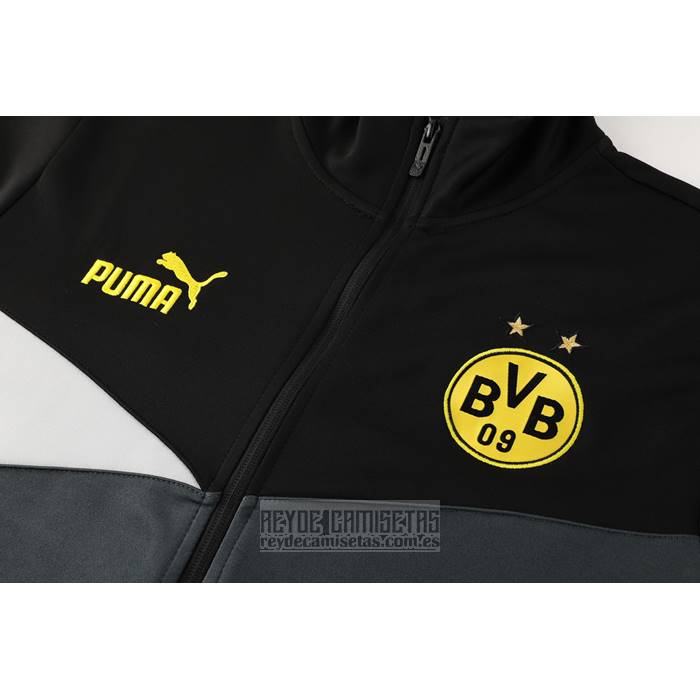 Chandal de Chaqueta del Borussia Dortmund 2024-2025 Gris